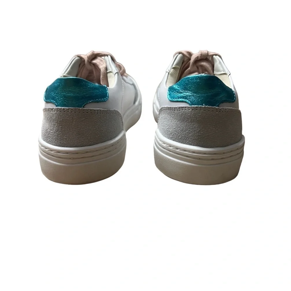 MARK JENKINS Leather Glow Sneakers Size 7
